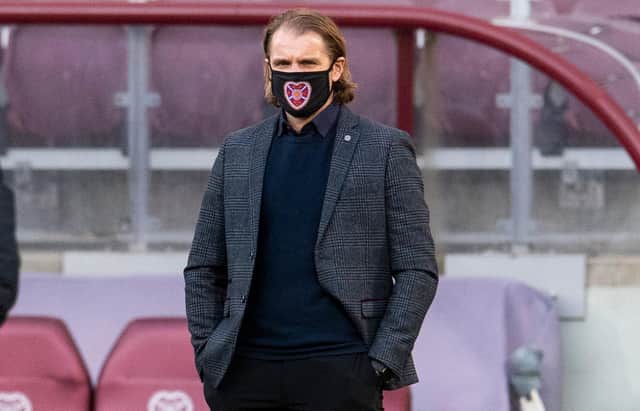Robbie Neilson led Hearts back to the Premiership for the second time. Picture: SNS