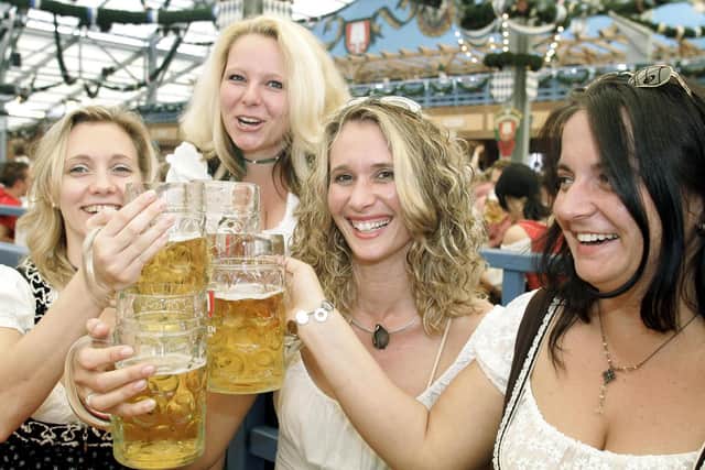 The Oktoberfest beer festival in Munich, southern Germany, is renowned across the world (Picture: Christof Stache/AP)