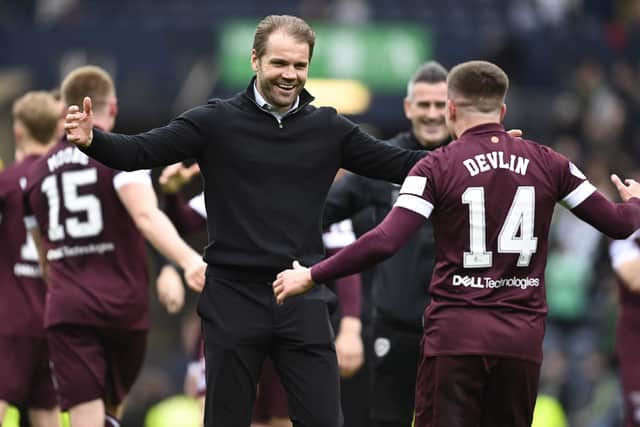 Robbie Neilson's Hearts players can become legends this weekend.
