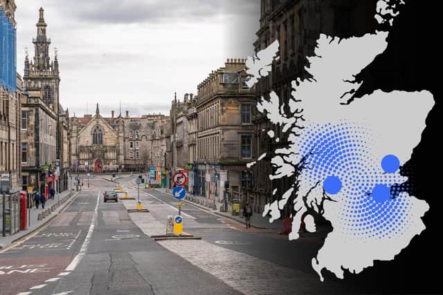 Covid restrictions in Edinburgh easing following lockdown, and further rules are likely to be loosened soon. Picture: JPI Media
