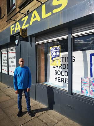 Asif Mohammad who owns Fazal and Sons convenience store in Moredun was told by Scottish Power that cost of his electricity would be just under £70,000 a year