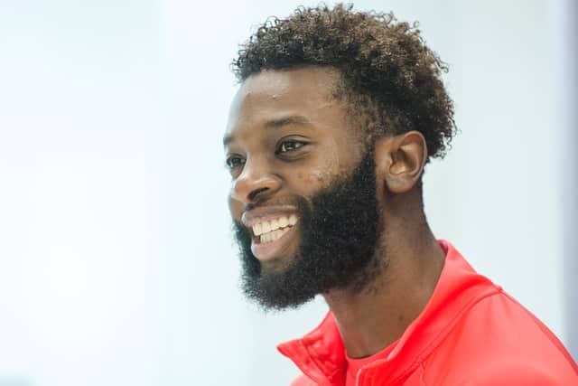 Hearts midfielder Beni Baningime says his heart is at Tynecastle.