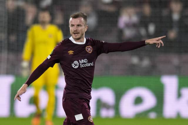Andy Halliday wasn't happy with his performances in a Hearts jersey as the season drew to a close. Picture: SNS