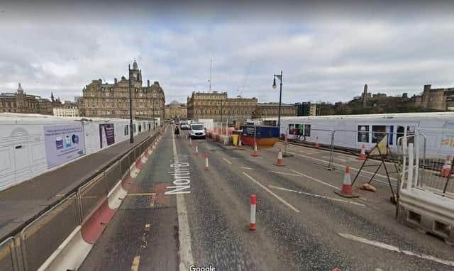 Around £5m could have been saved if North Bridge had been fully closed during refurbishment, but it would have had a 'significant impact' on public transport, councillors were told.   Picture: Google streetview.