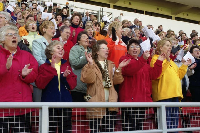 A Christian Celebration in preparation for the millennium held at The Stadium of Light in May 1999. Were you there?