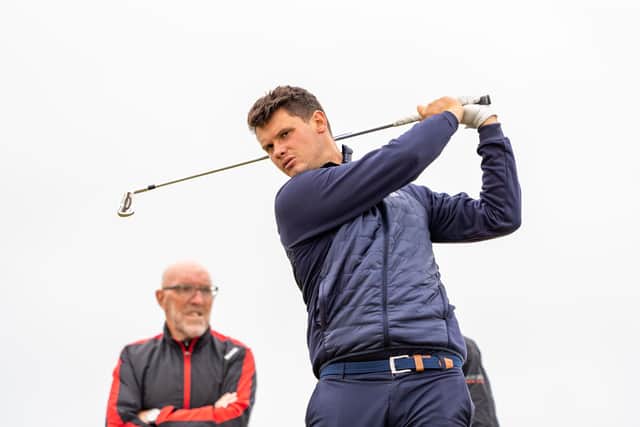 Angus Carrick is looking to emulate his father David who won the Scottish Amateur at Southerness in 1985. Picture: Scottish Golf