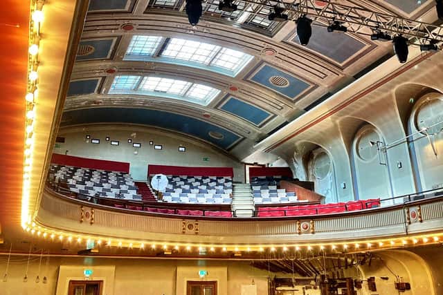 The power is on in Leith Theatre's main hall