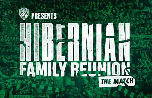 The Hanlon Stevenson Foundation 'Family Reunion' match takes place at Easter Road on Sunday November 20