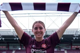 Kathleen McGovern is one of nine new signings at Hearts this summer. Credit: Hearts Women