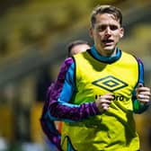 Hearts' Christophe Berra ahead of kick off at the Betfred Cup match between East Fife and Hearts at Bayview Stadium  (Photo by Ross Parker / SNS Group)