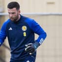 Liam Kelly during a Scotland training session at Lesser Hampden. Picturte: Ross MacDonald / SNS