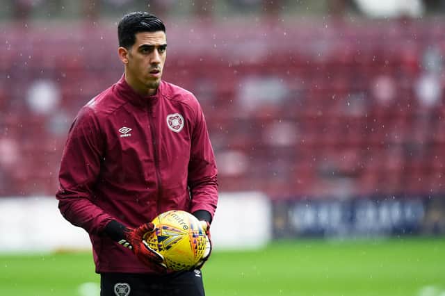 Joel Pereira's loan deal at Hearts ends next month.
