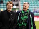 Hibs Chief Executive Leeann Dempster and owner Ron Gordon are working closely. (Photo by Ross Parker / SNS Group)