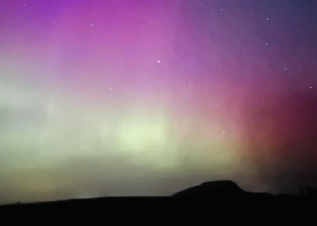 Sonia Lee sent over this photo of the Norther Lights, taken last night at Traprain Law near Morham in East Lothian.