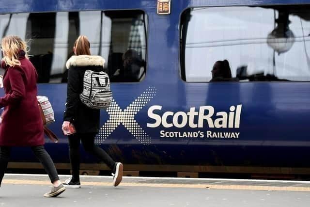ScotRail has warned that services have been disrupted after a person was hit by a train between Slateford and Kirknewton. (Pic: John Devlin)