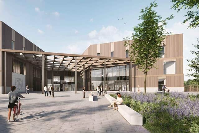 The new Liberton High community campus will also include a cafe, library and police base.