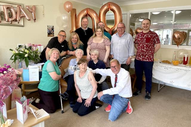 Greta was joined by family and friends to mark her centenary.
