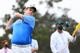 Bob MacIntyre in action during the second round of the Masters at Augusta National Golf Club Picrure: Mike Ehrmann/Getty Images.