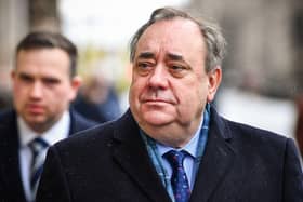 Alex Salmond attends Edinburgh's High Court on March 11 (Getty Images)