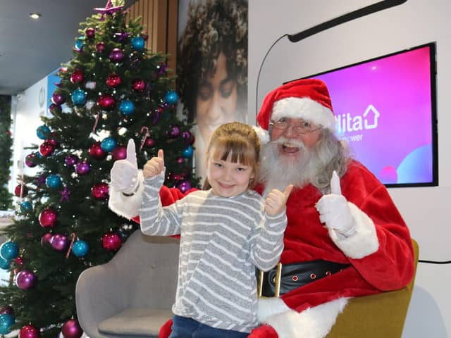 Families can attend the free Santa's Grotto at Utilita's Energy Hub at 41 Newkirkgate, Leith, between 11.30am and 3pm on December 21
