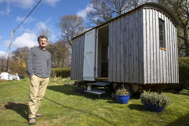 Jack Roots from Bo’ness, who crafts Shepherds Huts.