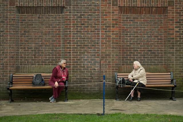 People who are particularly vulnerable to Covid may prefer others to stay socially distant (Picture: Oli Scarff/AFP via Getty Images)