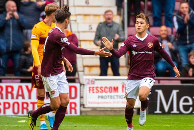 Hearts lost 3-2 the last time they faced Motherwell atTynecastle Park. Picture: SNS