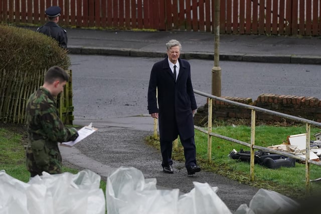 Colin Firth, pictured here filming for an upcoming series about the Lockerbie bombing, won an Academy Award and Bafta for playing George VI in The King’s Speech in 2010.