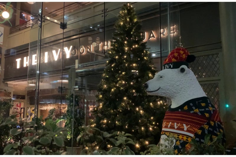 The Ivy restaurant has got in on the act with stunning Christmas decorations.