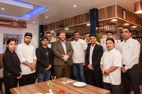MP Owen Thompson and 2020 Runner up of MasterChef Santosh Shah were among the guests at the grand opening of Nepalese & Indian Restaurant Koshi on Imrie Place Penicuik. Photo kindly supplied by Donna Elizabeth Photography.