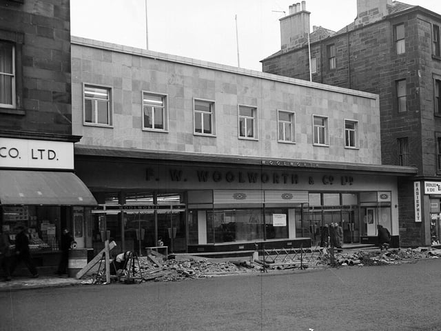 Woolworth's store at Dalry Road in 1963.