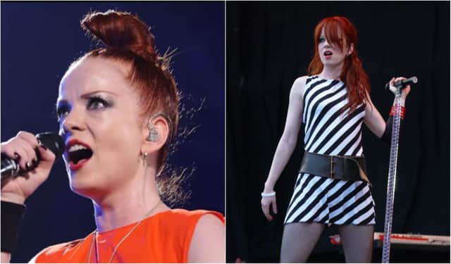 Edinburgh-born singer Shirley Manson has gone on to become a global superstar. Left picture: Yui Mok/PA. Right picture: Victor Chavez/Getty Images