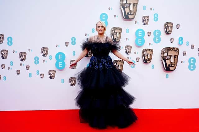 Rebel Wilson attending the 75th British Academy Film Awards held at the Royal Albert Hall in London. Picture date: Sunday March 13, 2022.