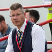 SPFL chief executive officer Neil Doncaster, pictured at Bonnyrigg Rose v Hibs in the Premier Sports Cup, is pleased with the financial results. Picture: Mark Scates / SNS