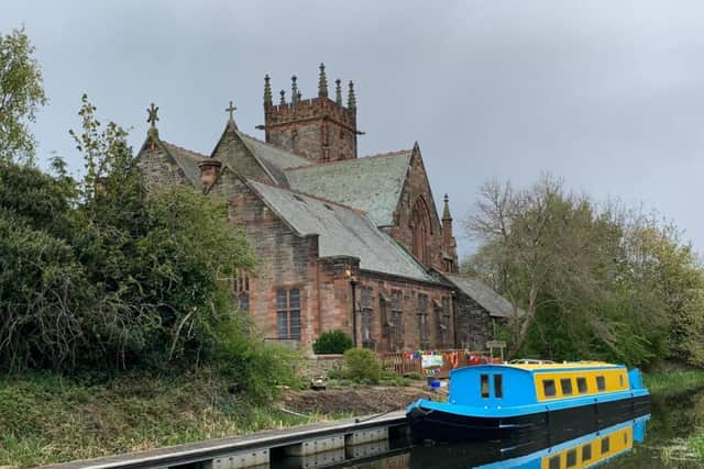 The church and a charity have got to gather to raise the money to buy a canal boat.