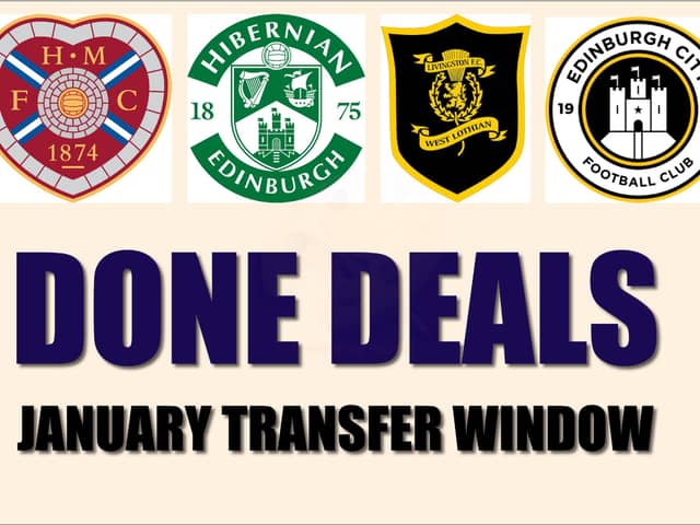 Hearts, Hibs, Livingston and Edinburgh City have been very active in the January transfer window