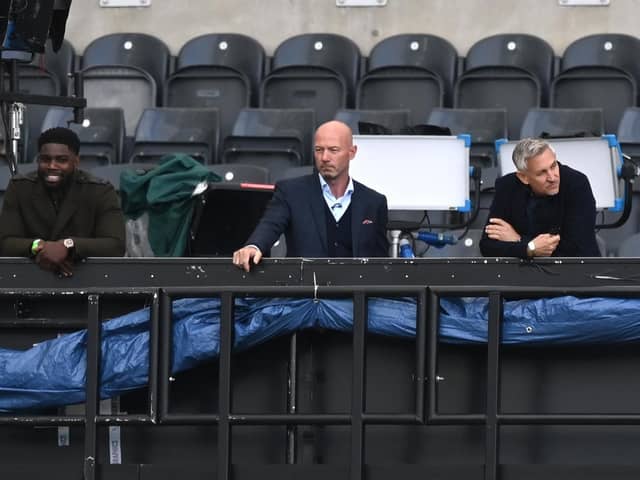 Left to right: Micah Richards, Alan Shearer and Gary Lineker. Saturday's Match Of The Day will "focus on match action without studio presentation or punditry" after several former footballers pulled out of the show.