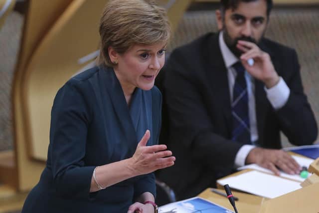 Nicola Sturgeon sets out her programme for government in the Scottish Parliament