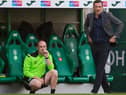 Hibs boss Jack Ross will need to juggle domestic and European football this week.