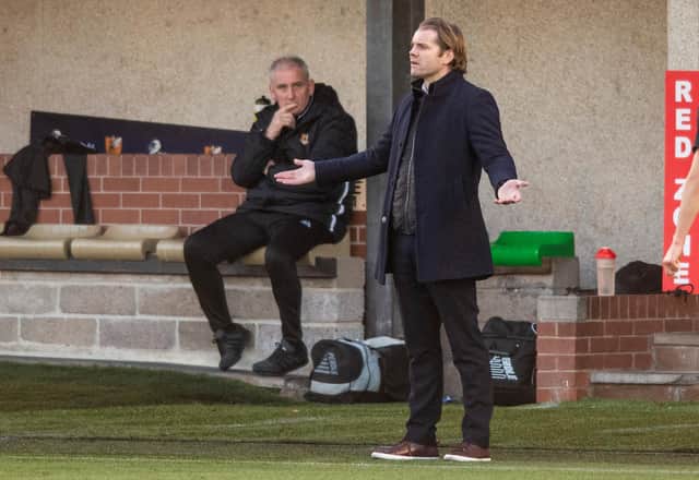 Hearts manager Robbie Neilson was a frustrated man at Alloa.
