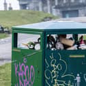 Overflowing bins are one source of street litter that has been attracting complaints (Picture: Lisa Ferguson)





Rubbish up Calton Hill,