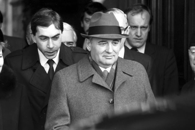 Mikhail Gorbachev visited Scotland in his role of Chairman for the Foreign Affairs Committee of the Soviet Union in December 1984. 
