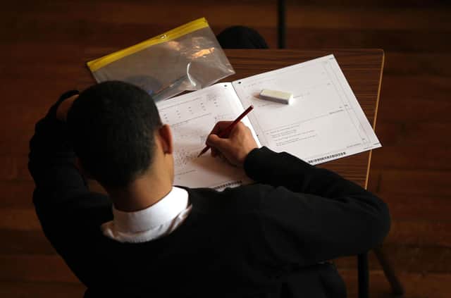 With exams cancelled this year, there is concern about whether the marks awarded will reflect pupils' abilities (Picture: David Davies/PA Wire)