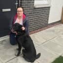 Home sweet home for Afghanistan war veteran Sam McGeachie and her companion dog Keria