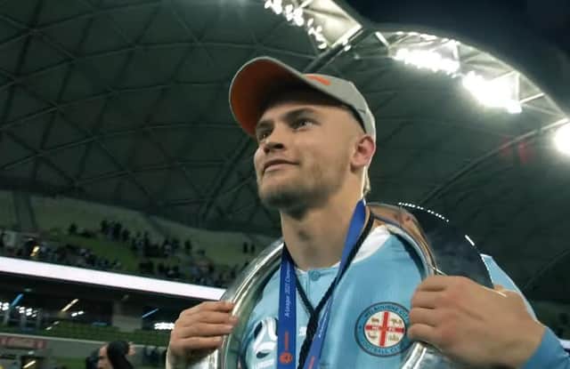 Melbourne City's Nathaniel Atkinson is close to joining Hearts.