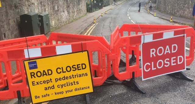 Braid Road has been closed to traffic since May