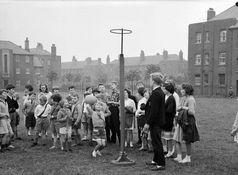 Craigentinny Primary School's netball stars are pictured in action back in 1963.