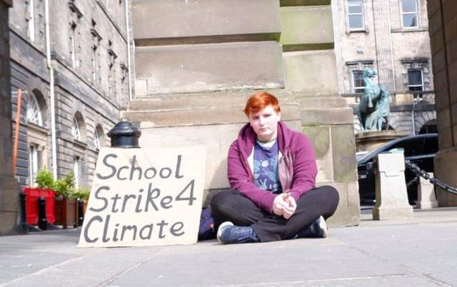 ‘I’m very determined and stubborn’: West Lothian pupil starts week long climate protest.