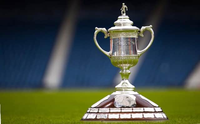The Scottish Cup quarter final draw was made by Paul Slane. (Photo by Alan Harvey / SNS Group)