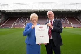 Hearts chairwoman Ann Budge handed ownership of the club to FoH chairman Stuart Wallace.